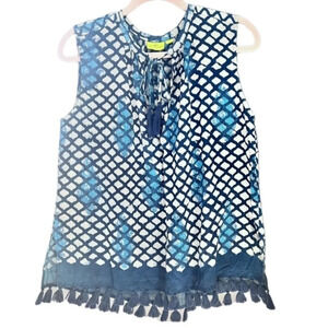 Size small Roberta roller rabbit sleeveless tunic size small in EUC​